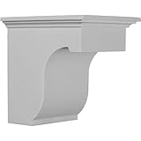 Ekena Millwork BKT08X08X06LE 6 7/8-Inch W x 8-Inch D x 8-Inch H Legacy Bracket [並行輸入品]