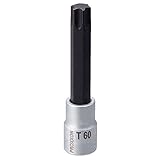 プロクソン(PROXXON) トルクスビットソケット 1/2" ロング(100mm) T60 No.83499
