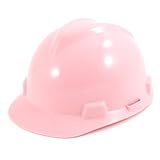 V-Gard Fas-Trac Slotted Protective Cap (Pink) by MSA