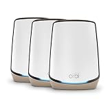 NETGEAR Orbi WiFi6 AX6000 メッシュWiFi 3台セット 無線LANルーター 11ax トライバンド RBK863S 無償メーカー3年保証 10G WANポート搭載 NETGEAR Armor トータルセキュリティ初年度無料【Nintendo Switch/PS5/iPhone/android】