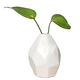 Gespout 花瓶 陶器 白 和風 花器 一輪挿し おしゃれ 装飾用品 ドライ花瓶 観葉植物 花入 水耕栽培用 卓上置物 フローラ 円柱 可愛い 雑貨 人気 小さな口の花瓶