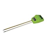 3 In 1 Silverline Moisture Light Intensity Soil Tester Garden Gardening Tool
