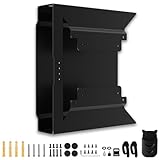 HP、VESAウォールアンダーデスクマウント用ミニPCマウント、またはモニターアームへのマウント HP EliteDesk 800 G4 G3 G5 G9 EliteDesk 705 805、HP Pro Mini 400 260、HP ProDesk 400 405 600 Mini PC用 ペンホルダー付き