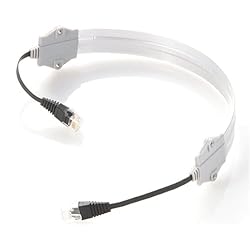 ELECOM LANケーブル CAT5e準拠 屋外対応版 すきま用 アルミ強化 0.5m シルバー LD-VAPF/SV05