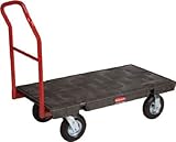 [T-8194223]ラバーメイド　ヘビーデューティープラットフォームトラック　ブラック 44361007