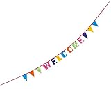 アウトドアで飾るアイテム 丸和貿易 ピクニックル サニーディフラッグ ウェルカム 400675902