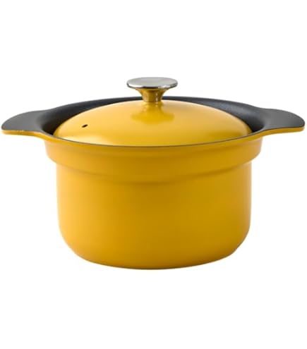 Amazon｜栗原はるみ 鉄ホーロー煮込み鍋 19cm (スチームプレート付き