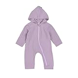 giminuoベビー服 ロンパース 長袖 女の子 可愛い カバーオール 恐竜 男の子 出産祝い 赤ちゃん服　 (80，6ヶ月, ライトパープル)
