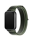[シャオミ] 純正 交換 ストラップ Smart Band 8 Pro & Redmi Watch 4 編み込み クイックリリースストラップ オリーブグリーン
