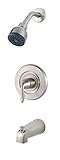 Pfister Universal 1-Handle Tub & Shower Trim for Delta in Brushed Stainless Steel [並行輸入品]