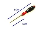 ドイツ製　ドライバー　-　マイナス　4.0ｍｍ　302-4.0-100　赤/黒　DAIKITOOL