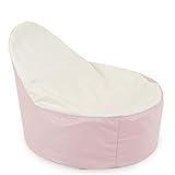 ALZIP mat 【子供用 ビーズクッション チェア Egg Beanbag】 ピンク 国際検査済みPU素材