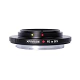XPIMAGE レンズマウントアダプターリング Canon FL New FDレンズから富士フイルムGFXカメラGFX50 GFX100に対応