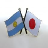 国旗ピンバッジ（日本・アルゼンチン友好旗）