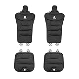 【アルファード対応】 車 シート クッション 柔らかくて快適 厚型 アルファード 20系 30系 40系 などに適用 カーシート カバー セット クッション 車用 シートクッション 冬 座布団 体圧分散 四季汎用 暖かい カー アクセサリー 内装 パーツ(アルファードに適用,4枚 前座席2席分または(後部2列目/3列目2席分))