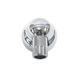 Rohl 1140/5APC Bossini 1/2-Inch Male by 1/2-Inch Male Shower Arm 5-Inch Length Wall Outlet with Adju