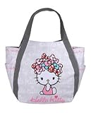 [ハローキティ] Hello Kitty キティちゃんのトートバッグMMサイズ GD-HK65K002-MM (No.15デカ盛りハローキティ・グレー)