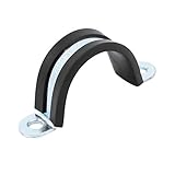 DealMux 30ミリメートルDiaのゴムはUが亜鉛めっきホースパイプクリップクランプケーブルを形裏地