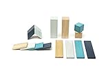 14 Piece Tegu Magnetic Wooden Block Set Blues [並行輸入品]