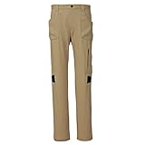 アイトス AZ-7844 ストレッチパンツ（ノータック）（男女兼用） 6L 025：カーキ サービスユニフォーム