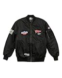 [The Roadster Story] マツダ公式 ロードスター 35周年記念 ラギッドスタイル MA-1タイプ ジャケット(M, ブラック)