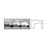 【キャンセル不可】GU50220 18ｘ45mm （プラスチック製） モールコーナー （ベージュ） 10個