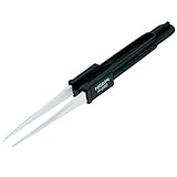 ホーザン(HOZAN) セラミックピンセット 完全非磁性 耐薬品性 絶縁性 耐磨耗性 耐熱性(700℃) チップ材質ジルコニアセラミック P-890