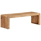 vidaXL テレビ台 110x33x33 cm アカシア無垢材, メディアユニット, テレビコンソール, メディア家具, エンターテイメントセンター, テレビ家具, 木製テレビ台, 無垢材テレビ台