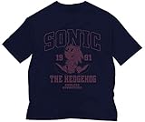 コスパ ソニック・ザ・ヘッジホッグ クラシックソニック ビッグシルエット Tシャツ NAVY Lサイズ