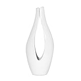 Torre & Tagus 1232-101000 Kira Slim Vase, White [並行輸入品]