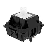 DUROCK POM ピアノリニアスイッチ 63.5g キーボードスイッチ より深いサウンド 超滑らかパフォーマンス 5ピン メカニカルキーボードスイッチ (POM Piano 63.5g 潤滑油 90個)