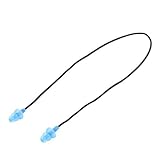 DealMuxシリコーンウォータースポーツスイミングヒアリングプロテクター耳栓ペアブルーブラック