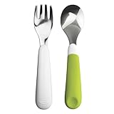 (オクソー)OXO Tot フォーク＆スプーンセット グリーン FDOX6104300