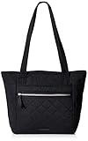 Vera Bradley レディース パフォーマンスツイル スモール ヴェラ トートバッグ, クラシックブラック, One Size