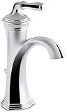 KOHLER K-193-4-CP Devonshire Single-Handle Bathroom Sink Faucet, Polished Chrome [並行輸入品]