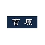 丸三タカギ 彫り込み済表札 アクリル APA1-N-1-1-菅原 【完成品】