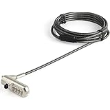 StarTech.com ノートPC用ロック/スチールワイヤー/2m/4桁ダイヤル錠/Nano