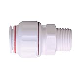 Plumbest c76808r2ツイストをロックプラスチック1 / 2インチCTS by 3 / 4インチMIPオスアダプタ
