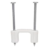 Morris 35018 Stacking Staple, Plastic, (3) 14/2 and 12/2 Cable Size (Pack of 50) [並行輸入品]