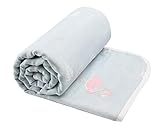 [35.4 x 35.4インチ]ベビータオル毛布、多機能毛布、中程度の厚さ