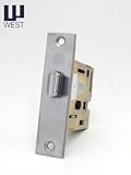 ロック機能ありWEST 錠ケース G53　室内ドア ラッチケース 交換 取替え バックセット50mm ウエスト G-53