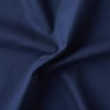 KIYOHARA オックス 生地 無地 綿 約110cm幅×1mカット col.NV 紺 入園入学3点セットのレシピ付き TY-24S