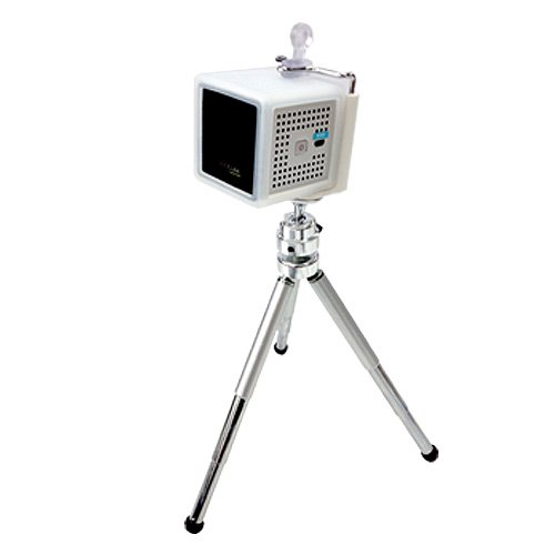 INNOIO スマホ向け超小型プロジェクター イノキューブ【三脚付き】 各種スマートフォン対応 IN2335