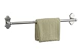 Dynasty Hardware 7402-SN Orleans 24" Single Towel Bar Satin Nickel [並行輸入品]