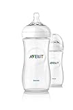 Philips Avent Natural Baby Bottles, 11 Ounce, (2 Pack)