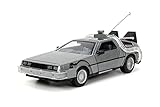 ジャダトイズ(jada toys) 1:24 BACK TO THE FUTURE PART I - TIME MACHINE W/LIGHT バックトゥザフューチャー ミニカー
