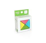4 piece Tegu Magnetic Wooden Block Triangle Set - Tints [並行輸入品]