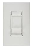 Leviton 1000 VA 750 W、単極、ルノワールプリセットelectro-mechanical磁気低電圧Slide Dimmer 71111-W 1