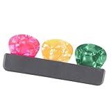 ギターのピック3つのギターピックギターピックホルダープレクトラムストレージコンテナとギタリスト用の軽量ギターピックディスプレイケース