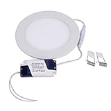 NUOLUX AC 85-265V 9W 620LM 6000-6500K 45-LED Round Ceiling Light Panel Lamp (White) [並行輸入品]